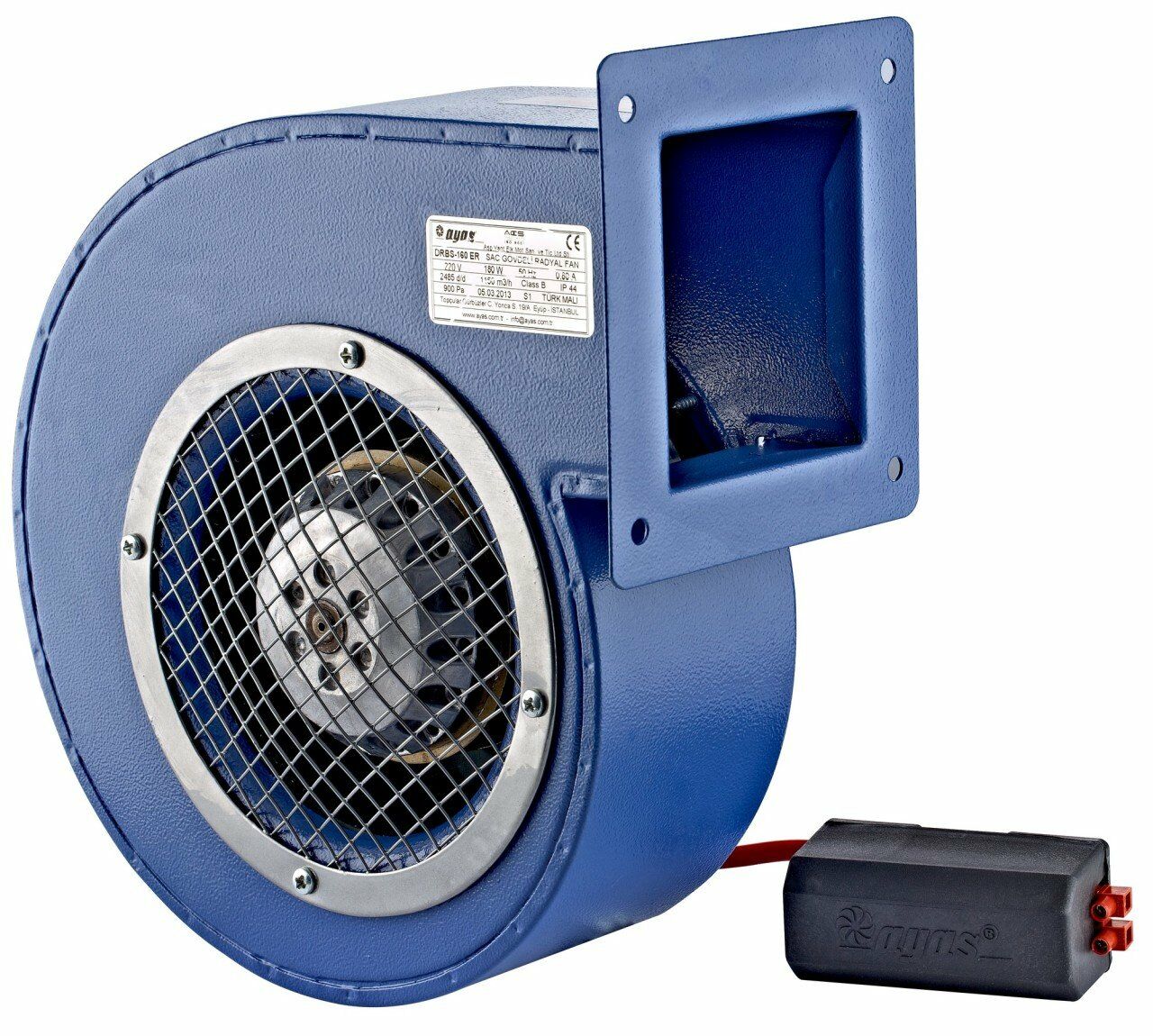 DRTOS 125-60 Dıştan Rotorlu Radyal Salyangoz Fan