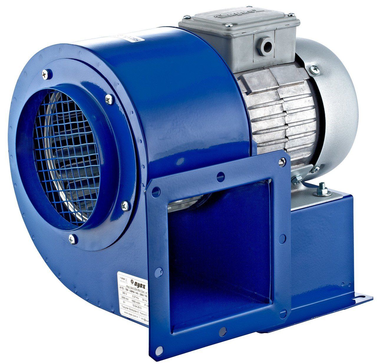 ALLVENT POBRA-140-70 Tek Emişli Radyal Salyangoz Fan 2850 d/d 750m3/h 380 VoltTrifaze