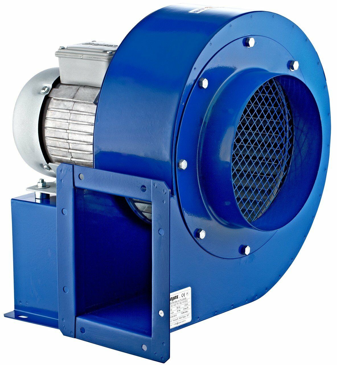 OBRA-260 Tek Emişli Radyal Salyangoz Fan 2800 d/d 220 Volt Monofaze